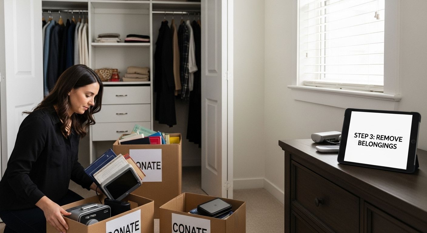 rental property decluttering cleaning