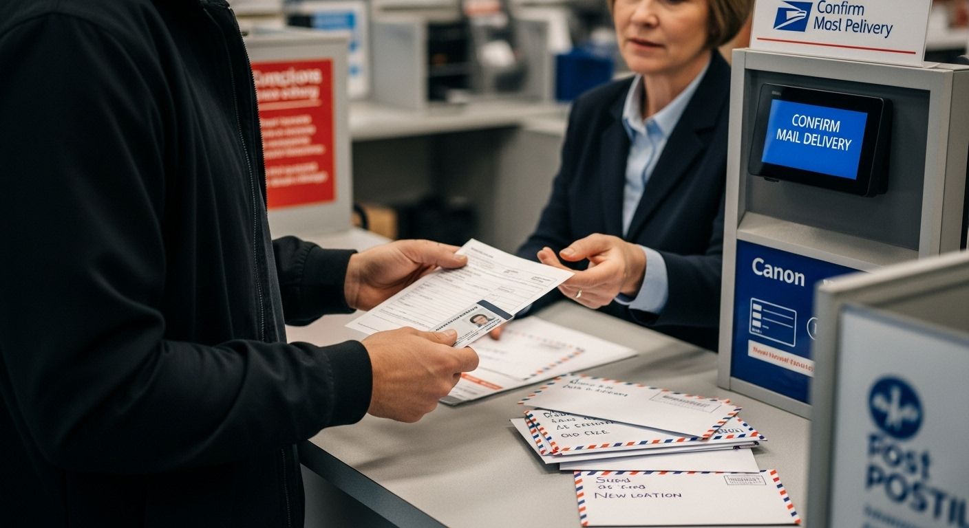 mail redirection address update