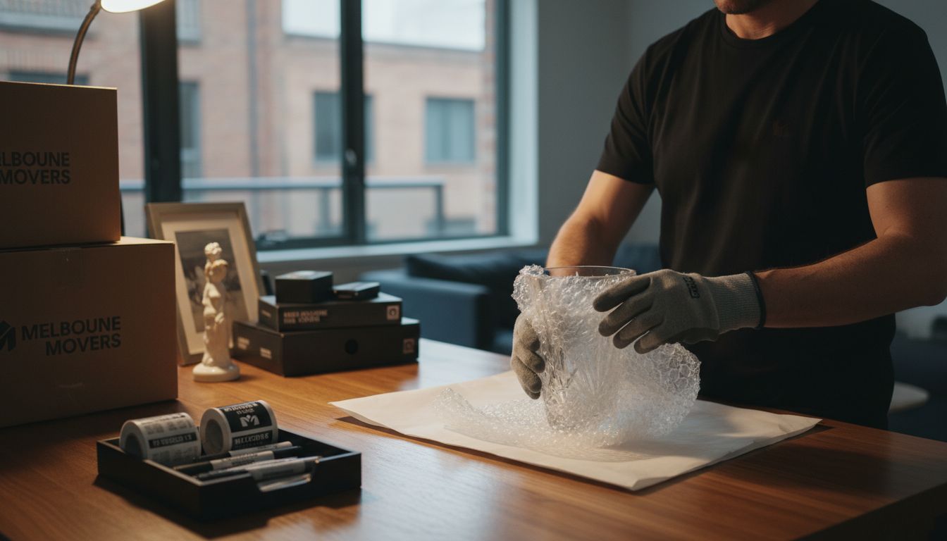 secure wrapping fragile items