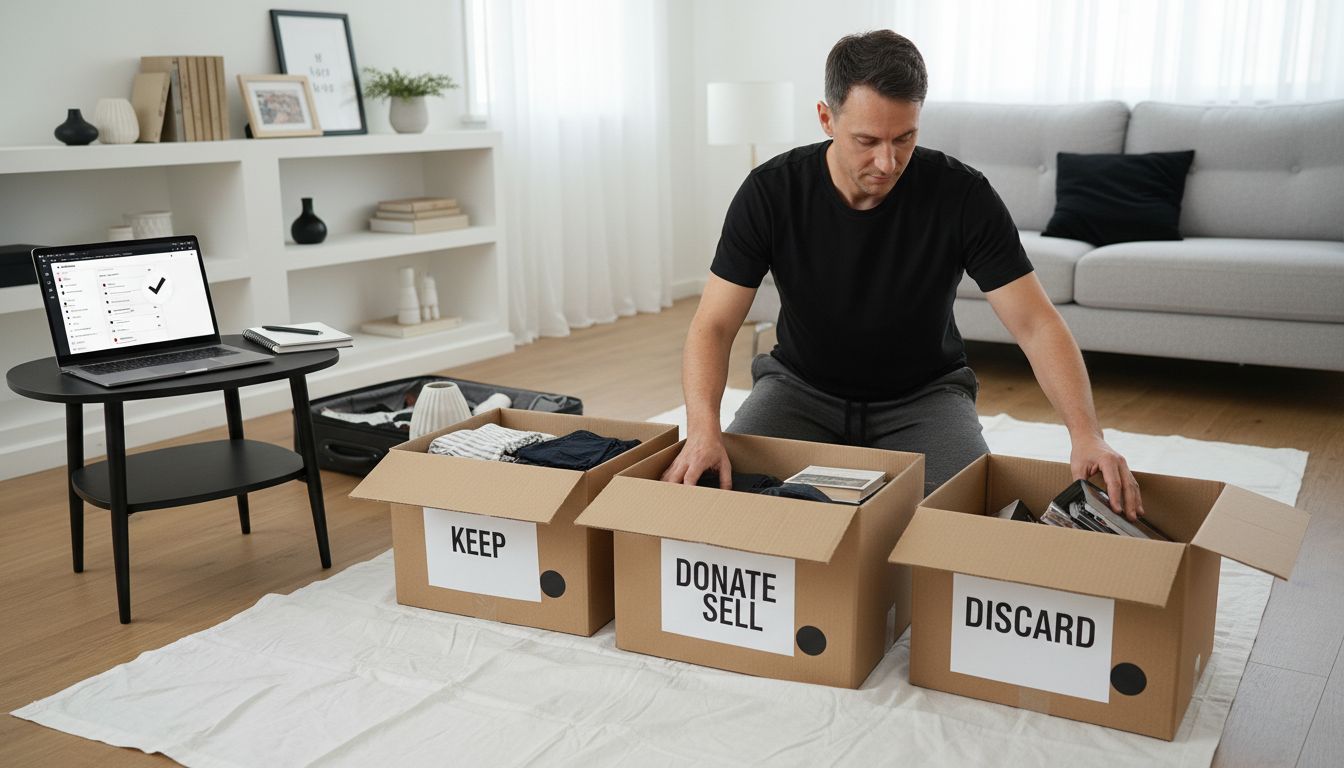 declutter sort packing