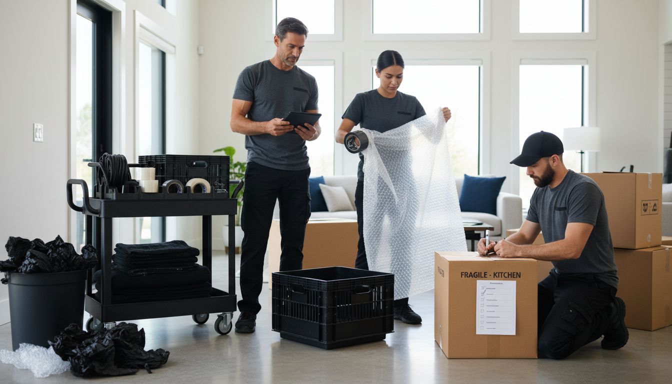 moving packing process