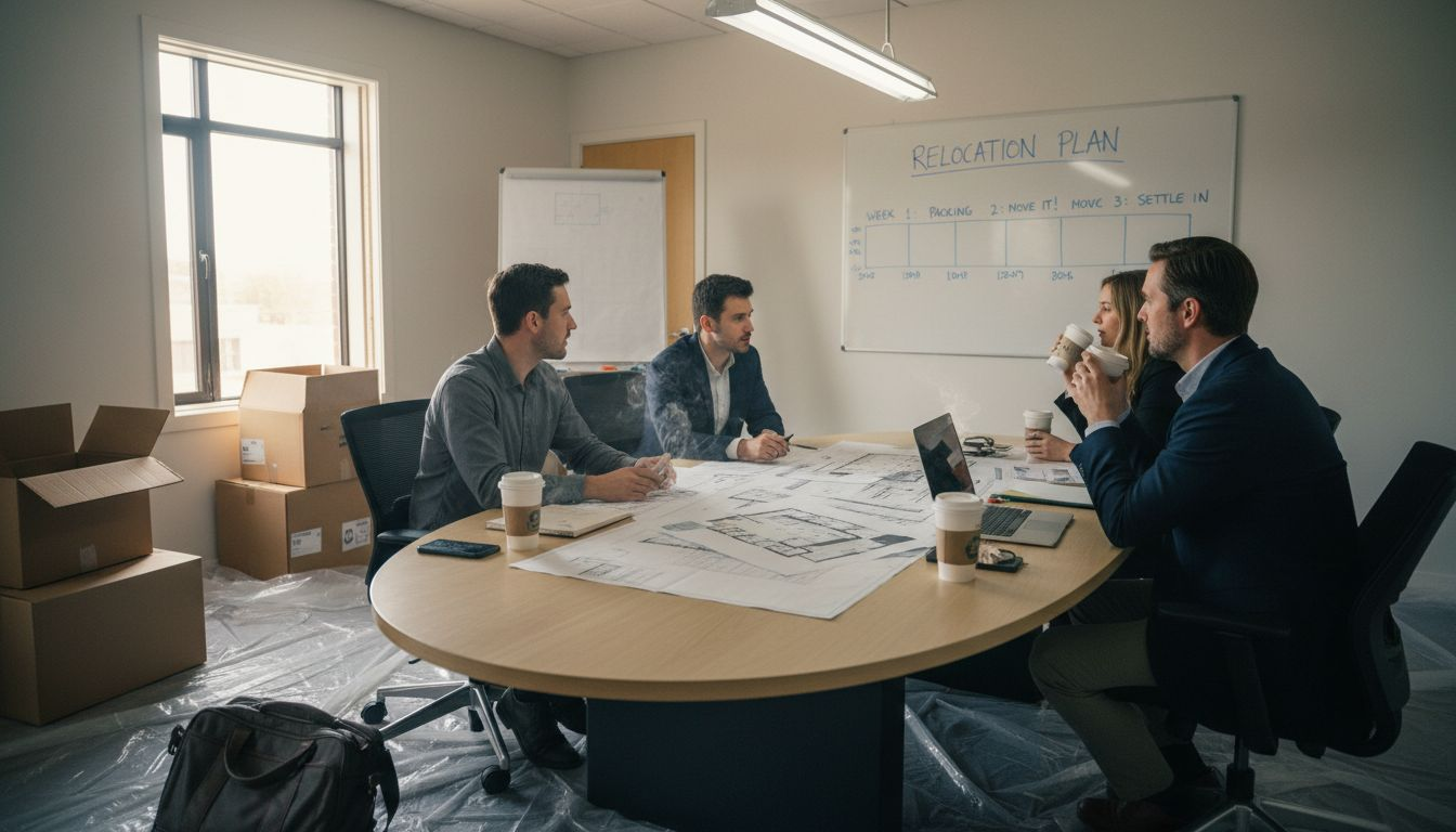 Team discusses relocation continuity plans