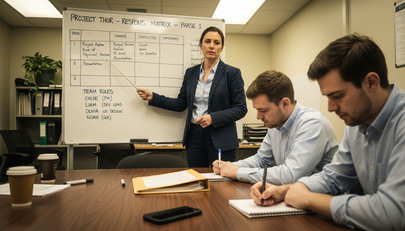 Project manager assigns move responsibilities