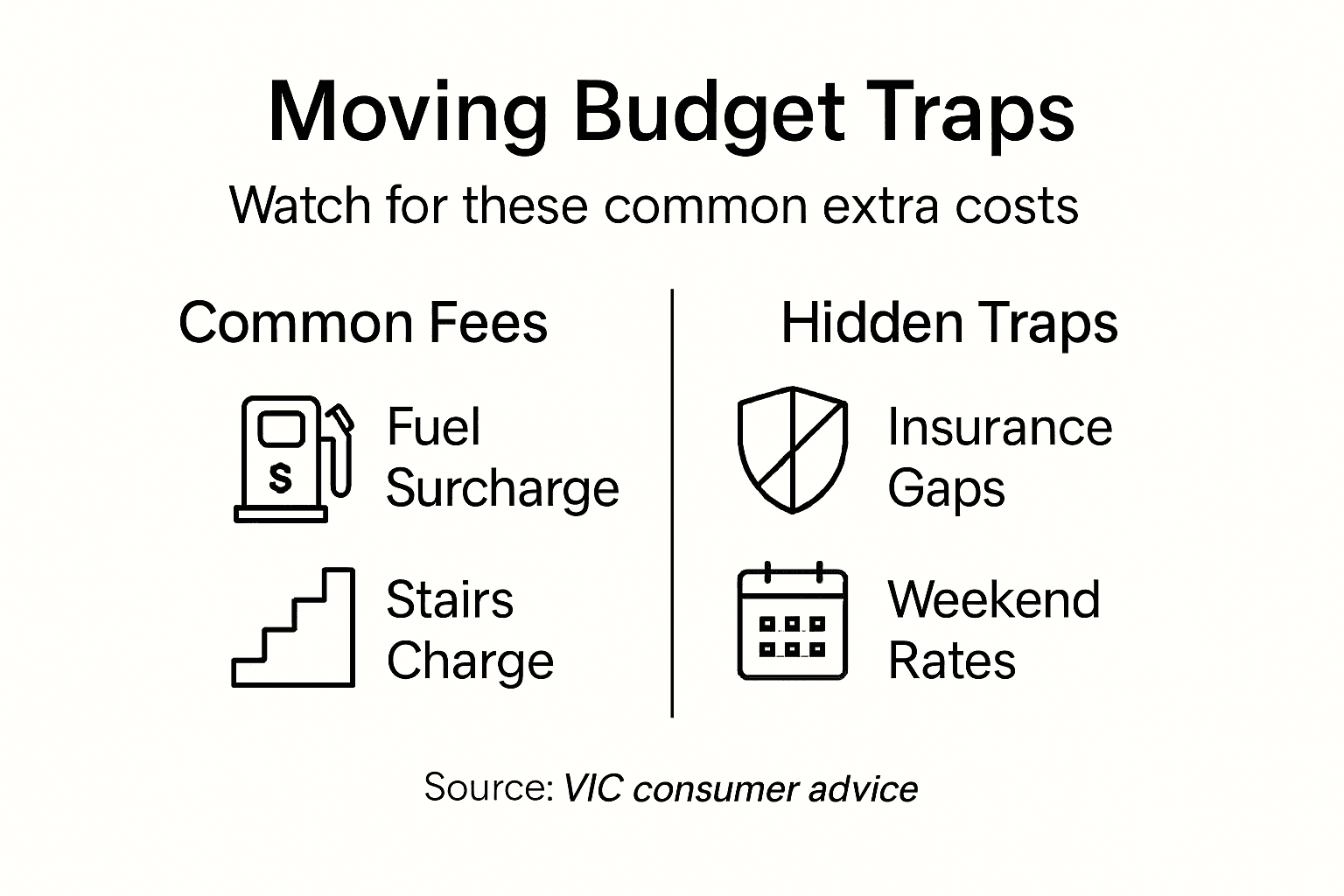 Infographic outlines hidden moving costs