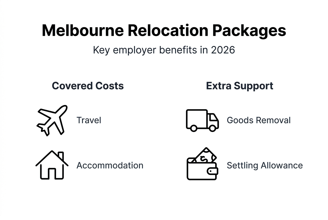 Infographic on Melbourne employer relocation benefits