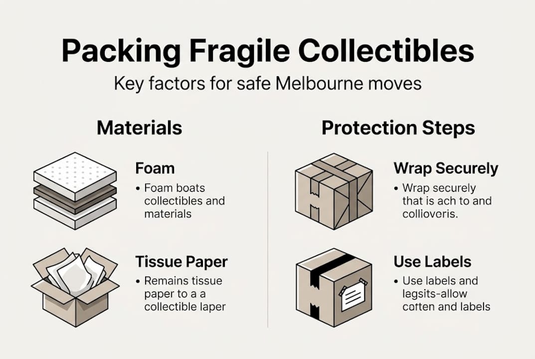 Infographic on key safe packing factors