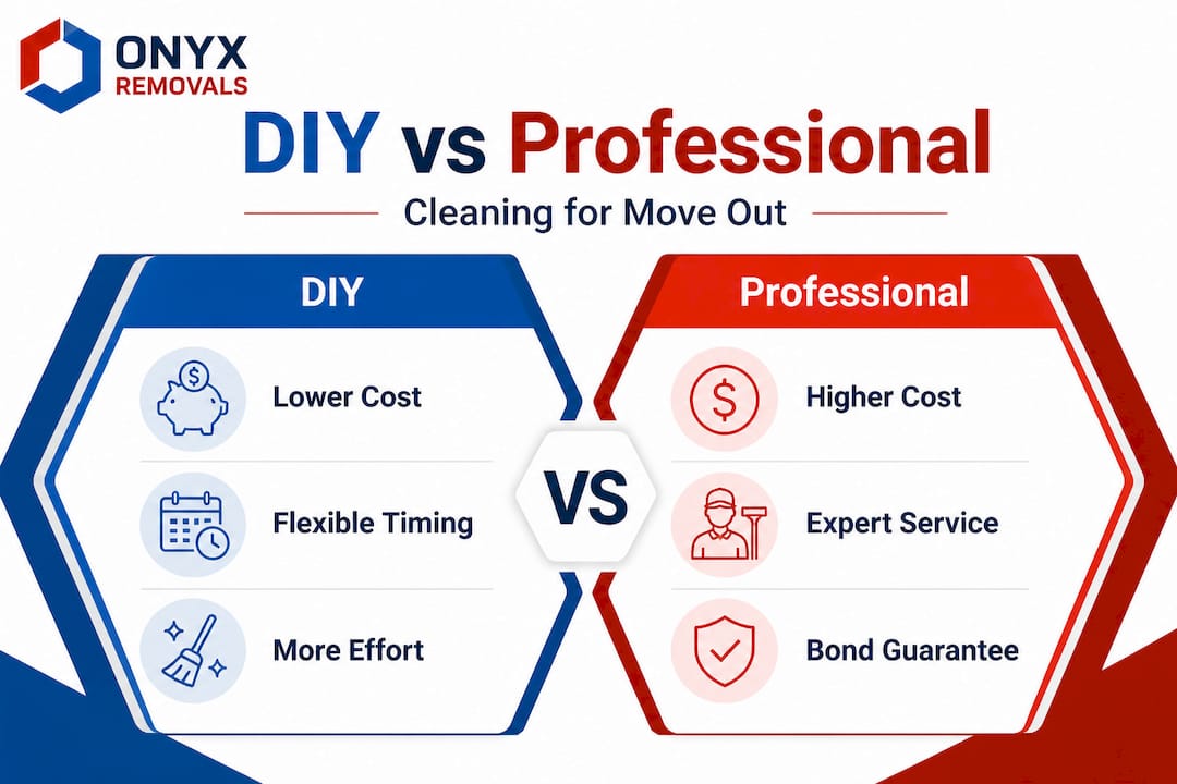Infographic comparing DIY and professional cleaning