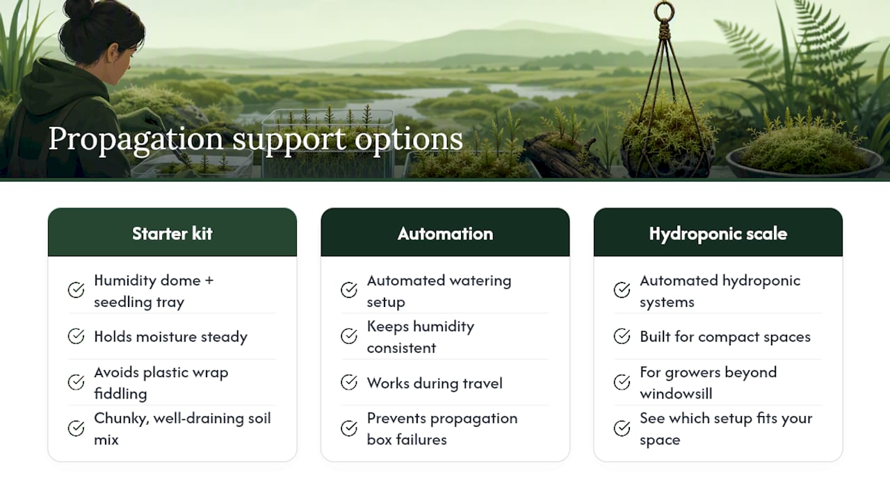 How Sprout-lab Supports Your Propagation Setup &mdash; overview diagram