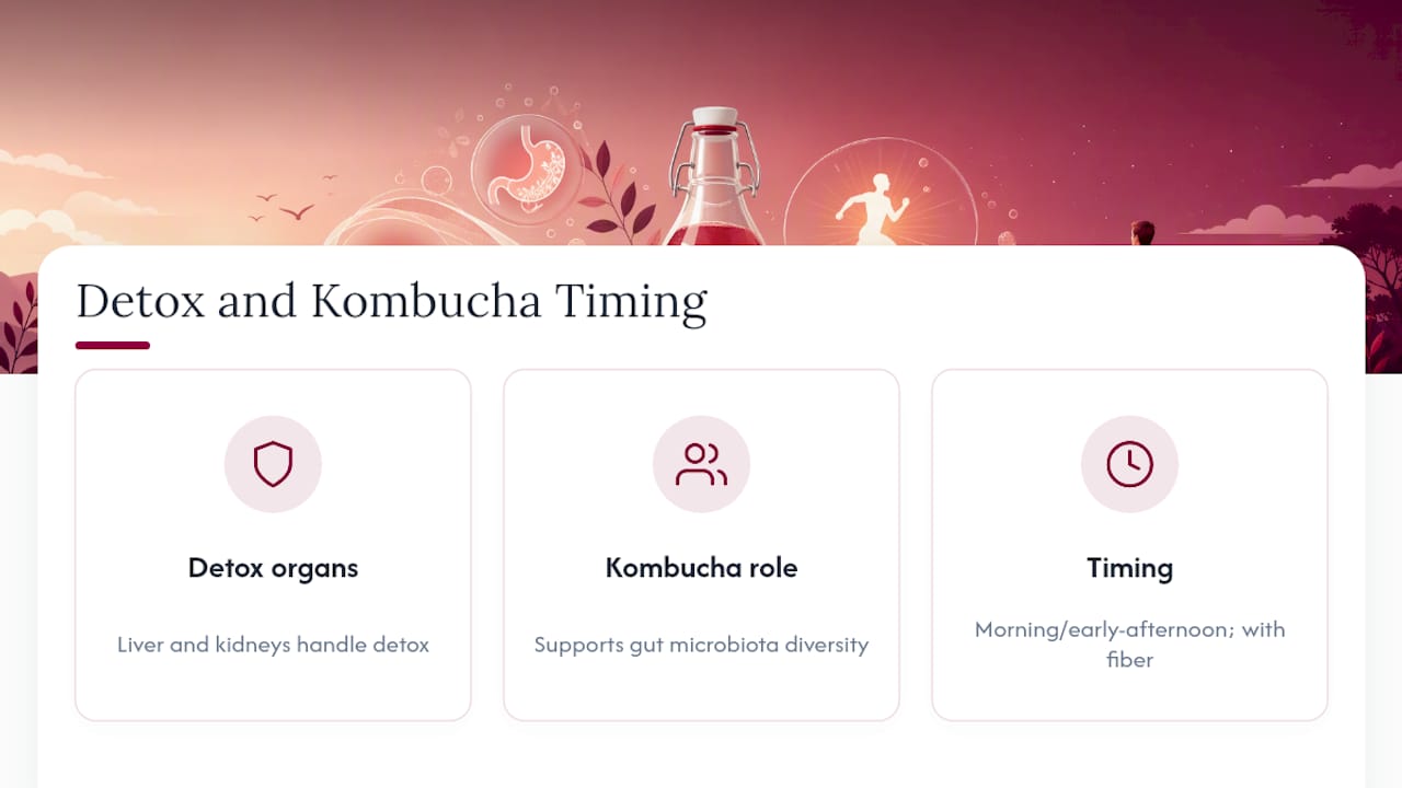 Detoxification and kombucha roles explained