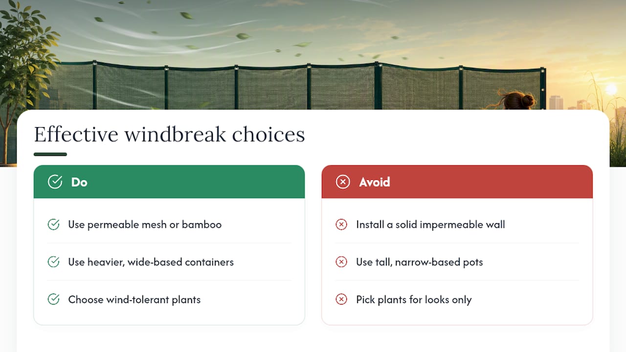 Is a Permeable Windbreak Really Enough? — overview diagram
