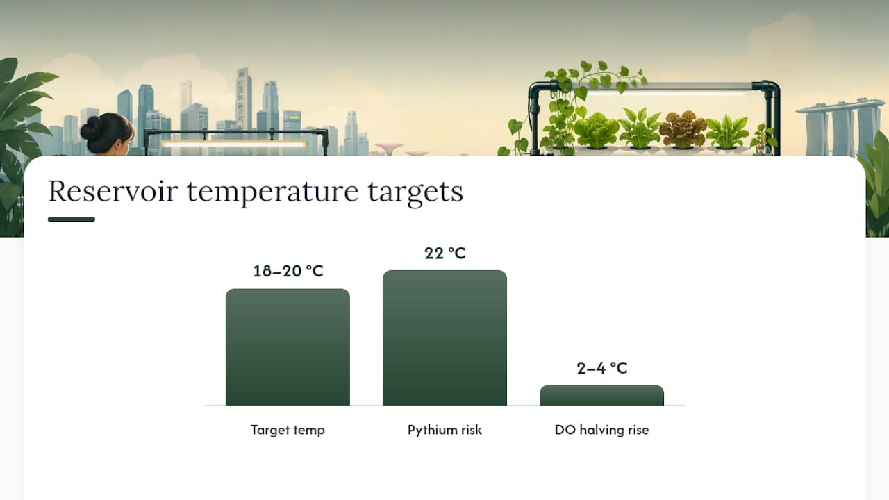 What Water Temperature, EC, and Light Levels Does Lettuce Need? — overview diagram