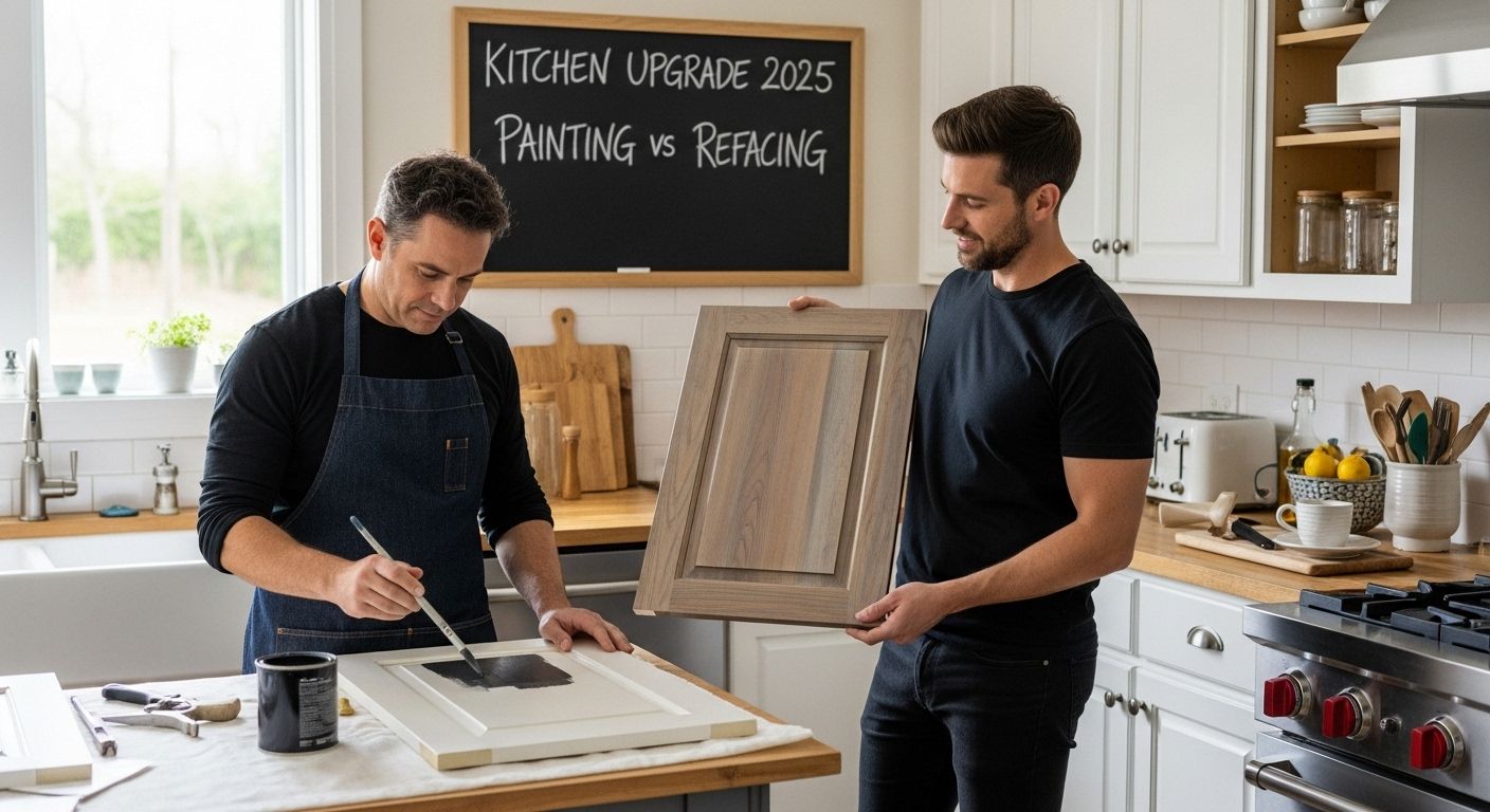 kitchen cabinet painting refacing