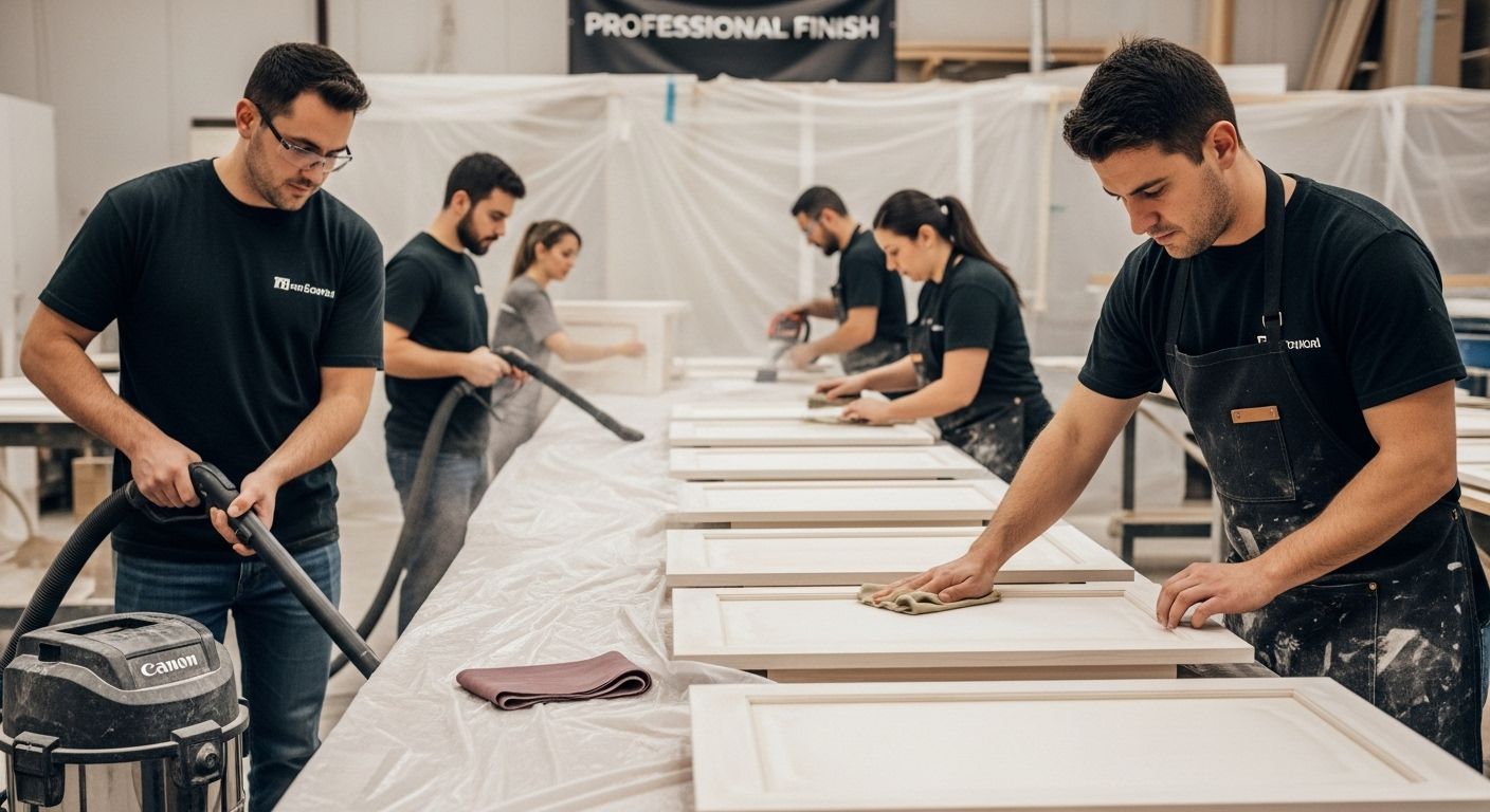 cabinet paint removal process