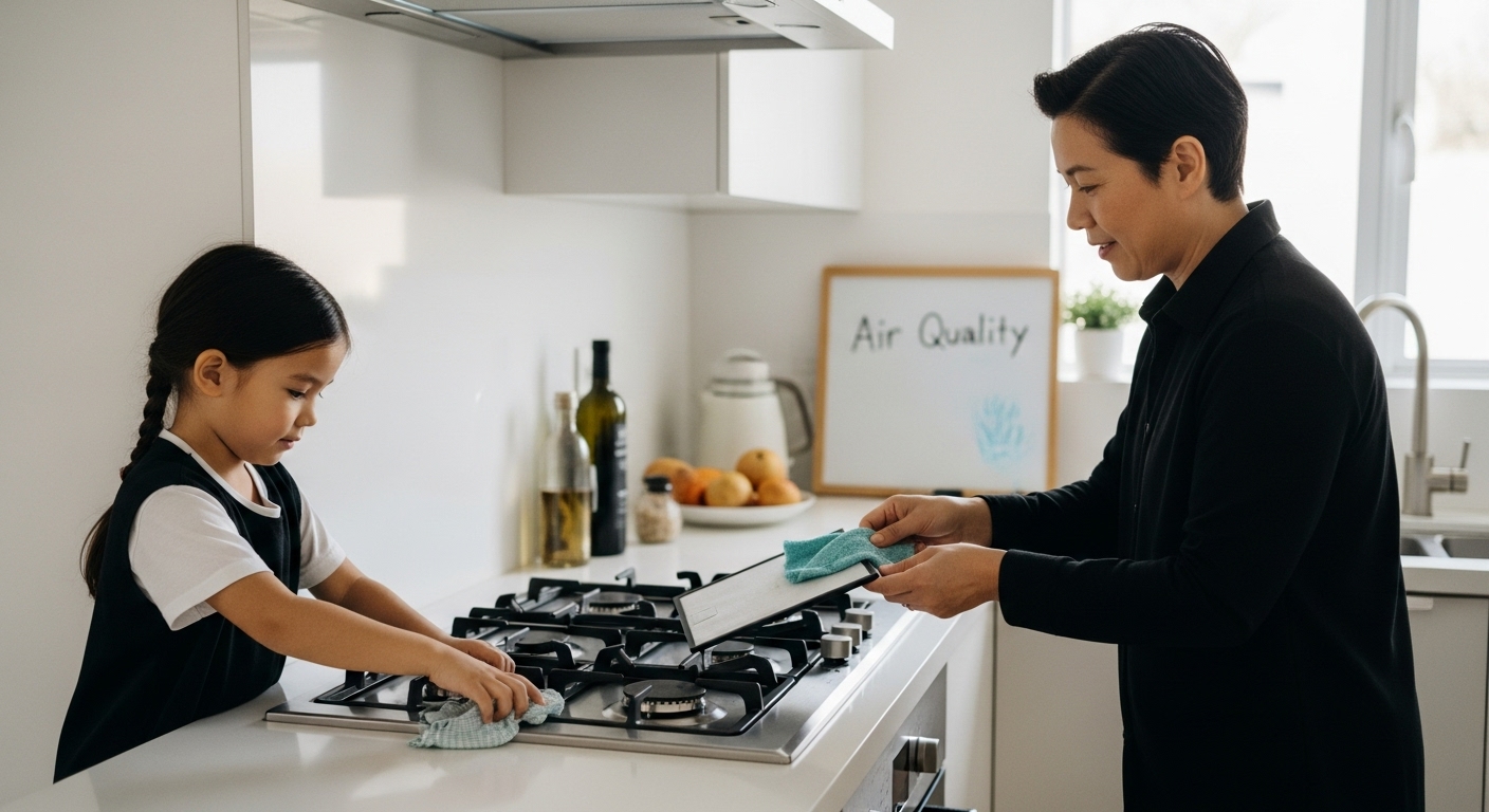 cleaning kitchen ventilation