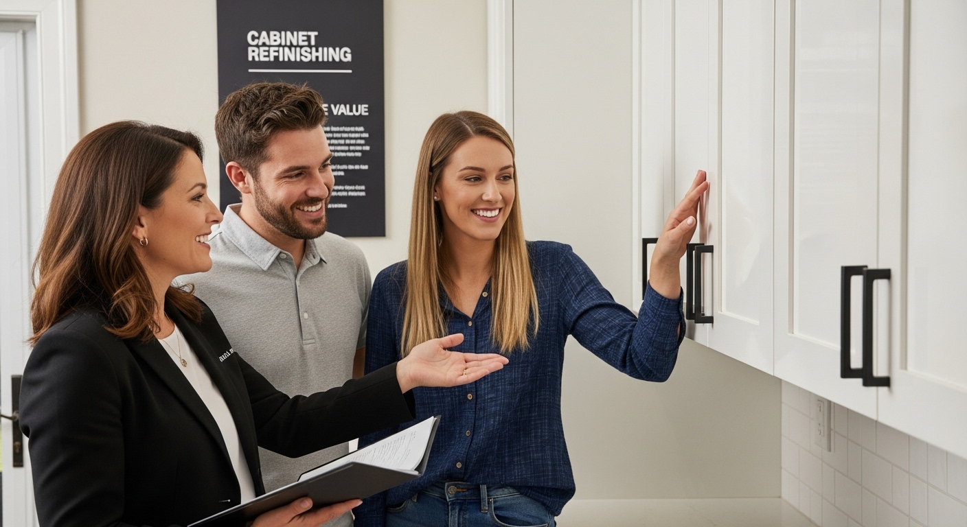 cabinet refinishing resale