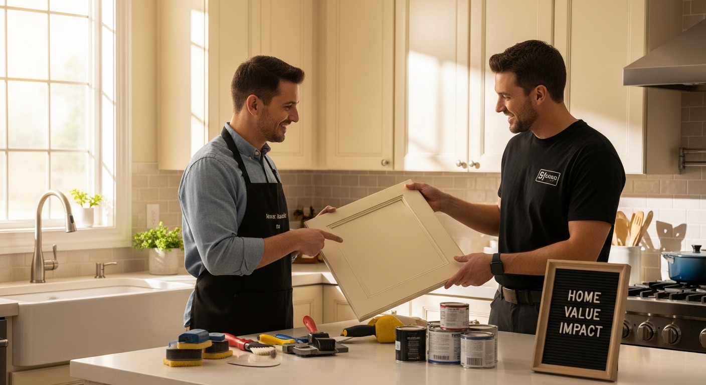 cabinet refinishing home value