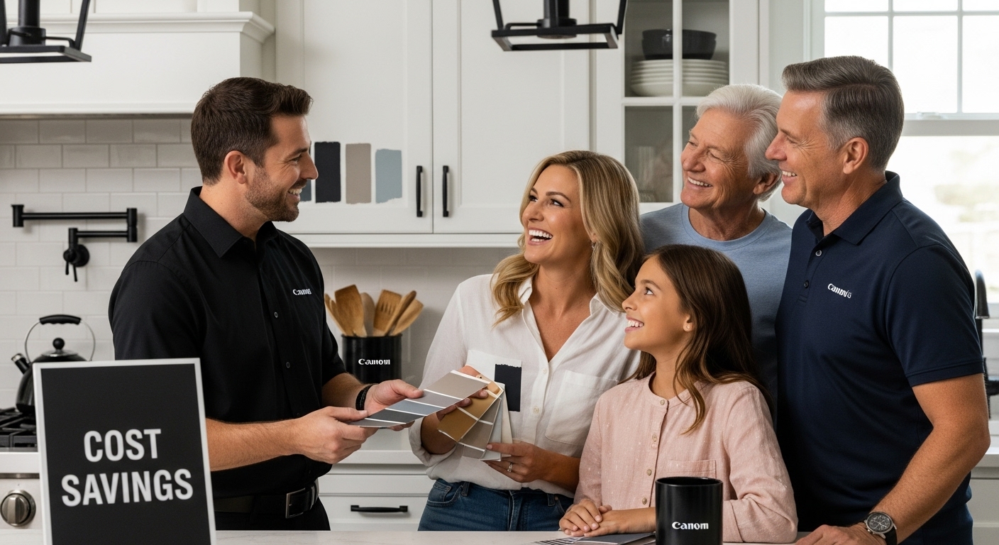 cabinet painting savings