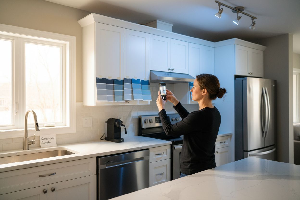 cabinet color sample test