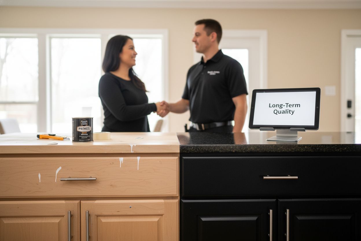 cabinet paint durability comparison