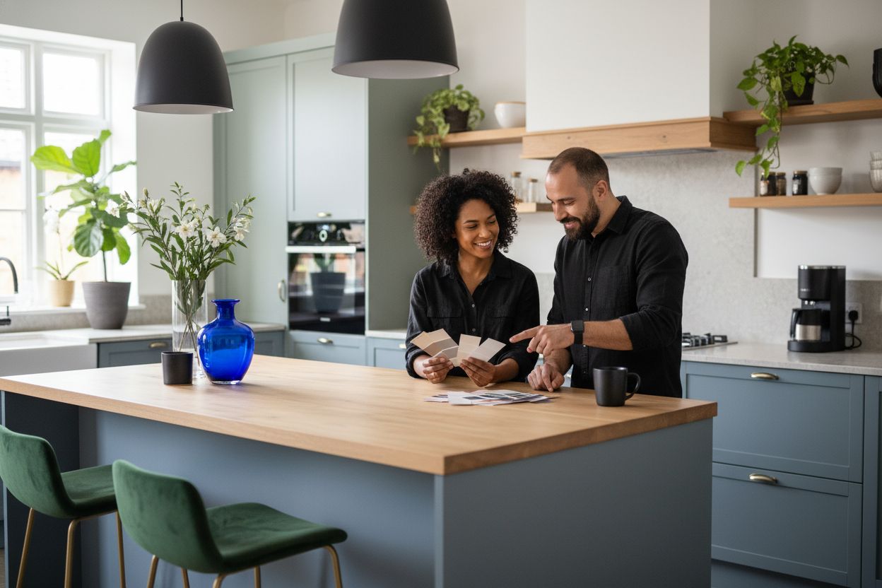 modern kitchen color trends 2025