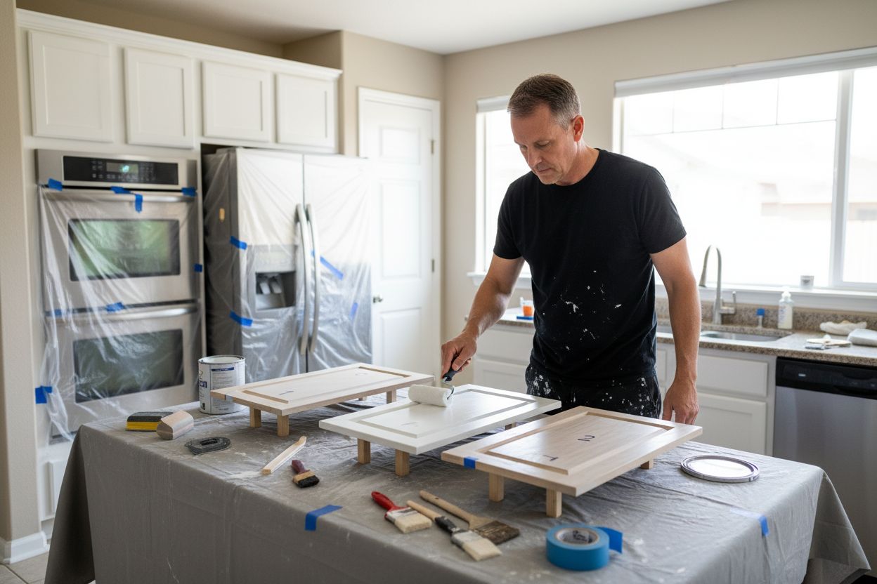 painting kitchen cabinets