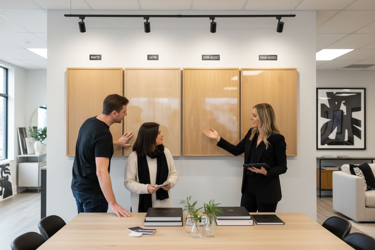 cabinet sheen comparison