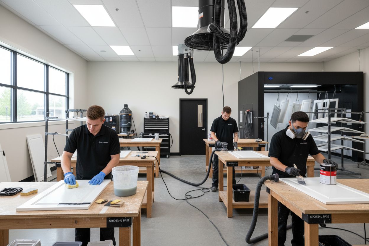 cabinet painting preparation