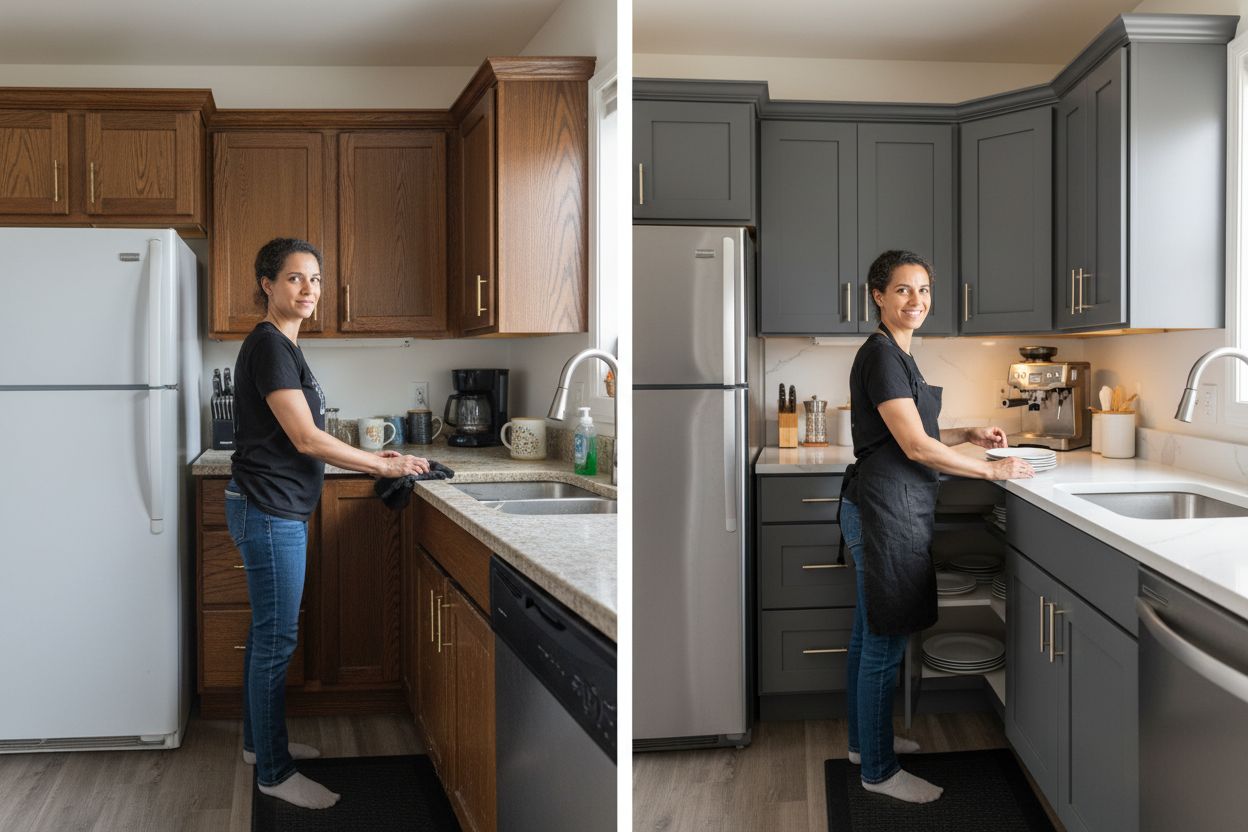 cabinet painting comparison