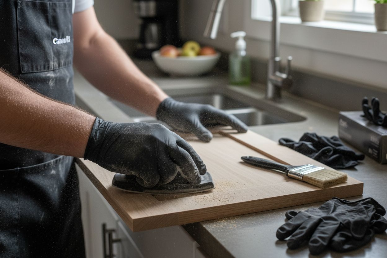 cabinet surface preparation
