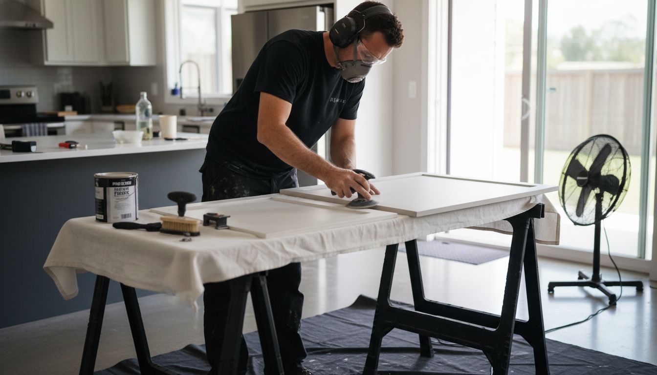 cabinet refinishing professional