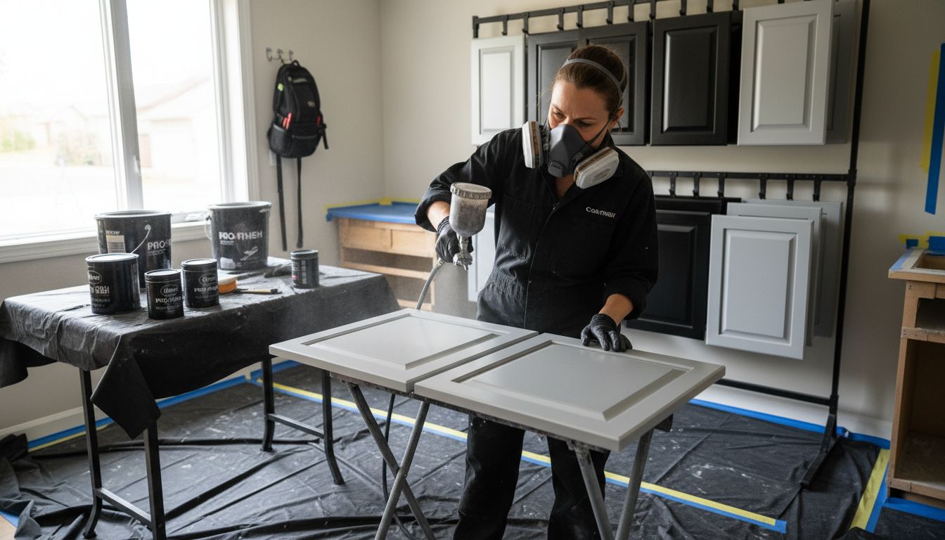 cabinet painting process