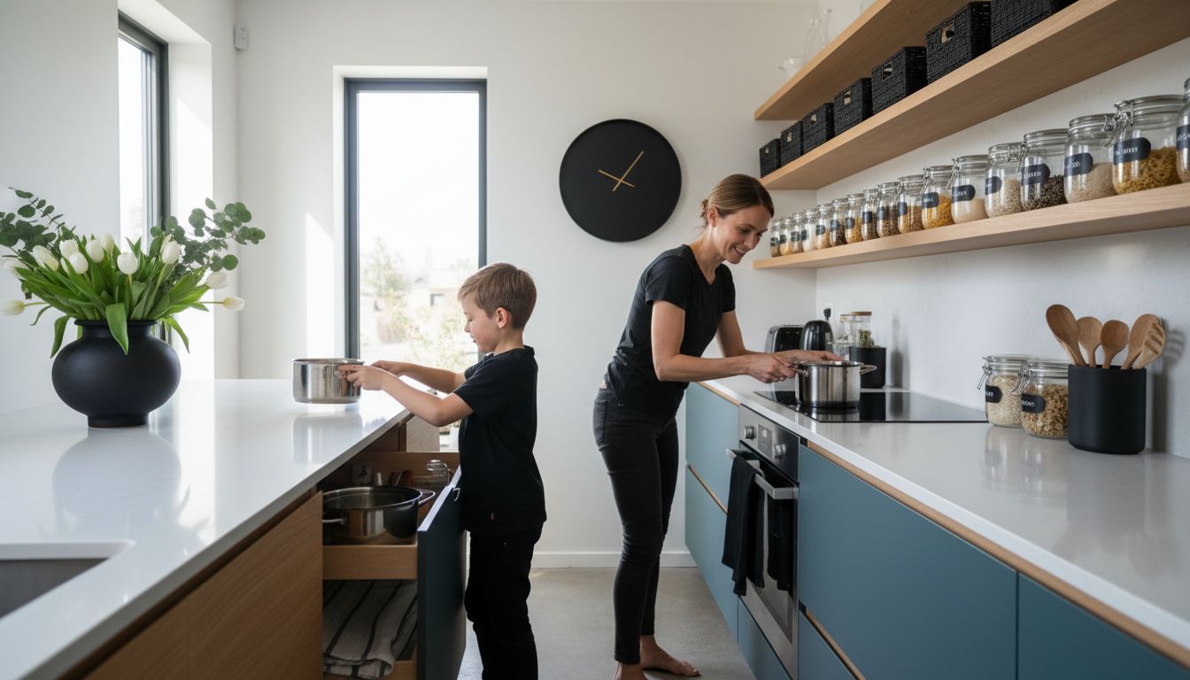 organized modern kitchen