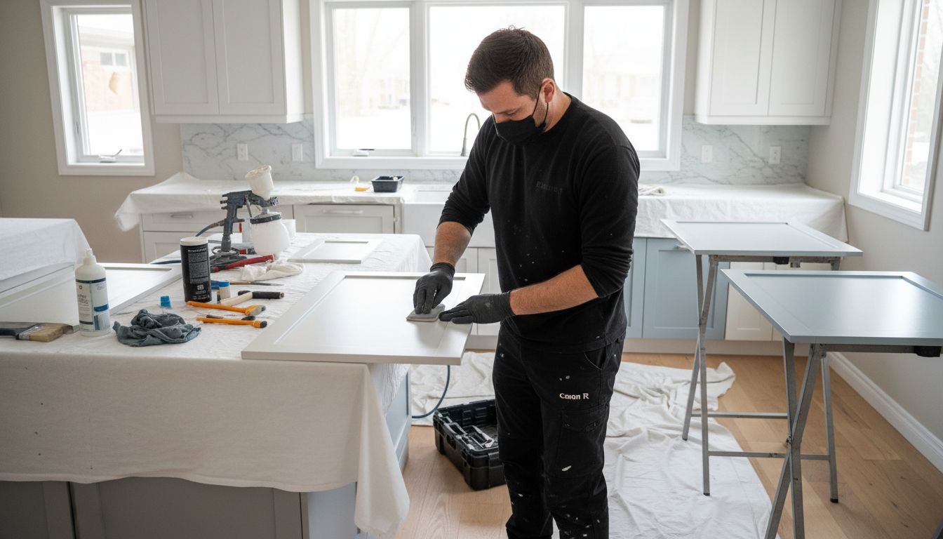 Ottawa kitchen cabinet painting