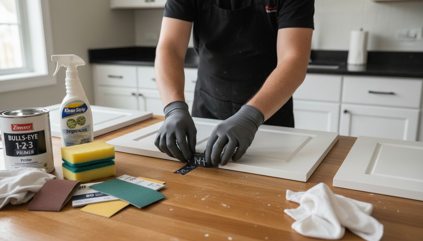 cabinet prep labeling