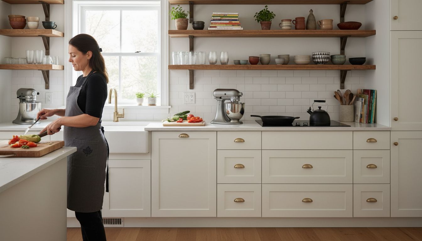 modern kitchen storage