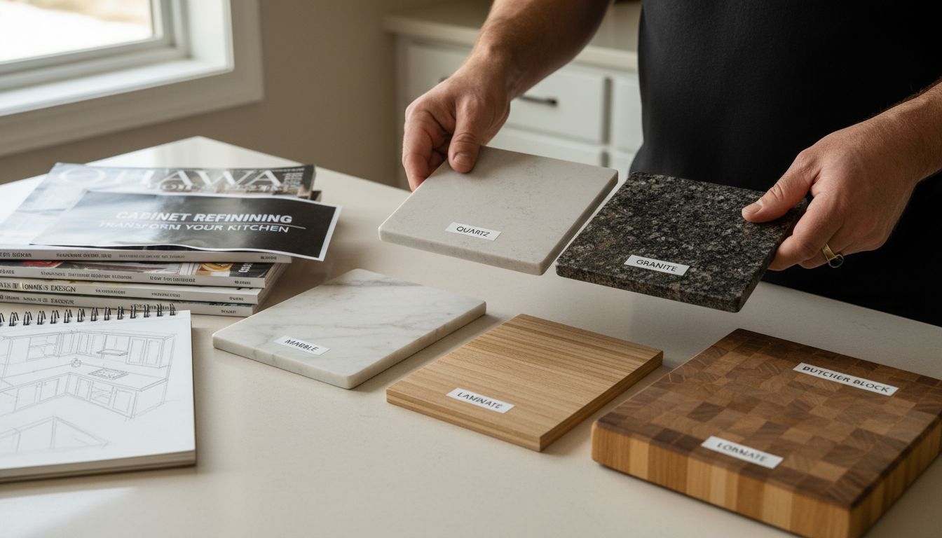 countertop material selection