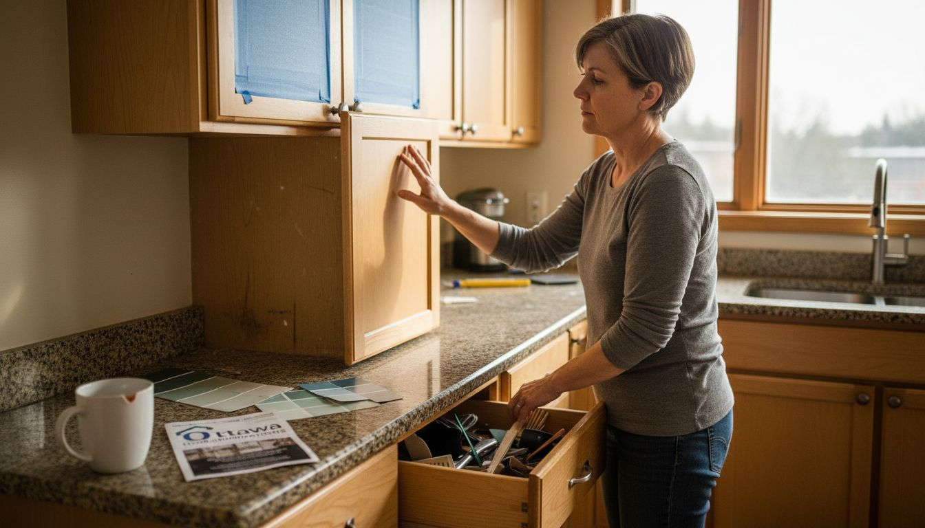 Homeowner considering kitchen cabinet update