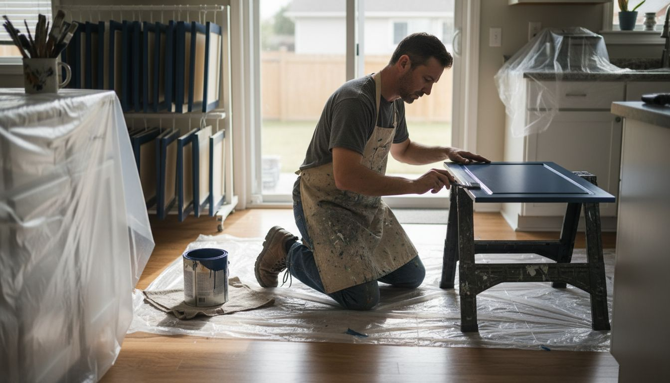 Cabinet refinishing in Ottawa kitchen