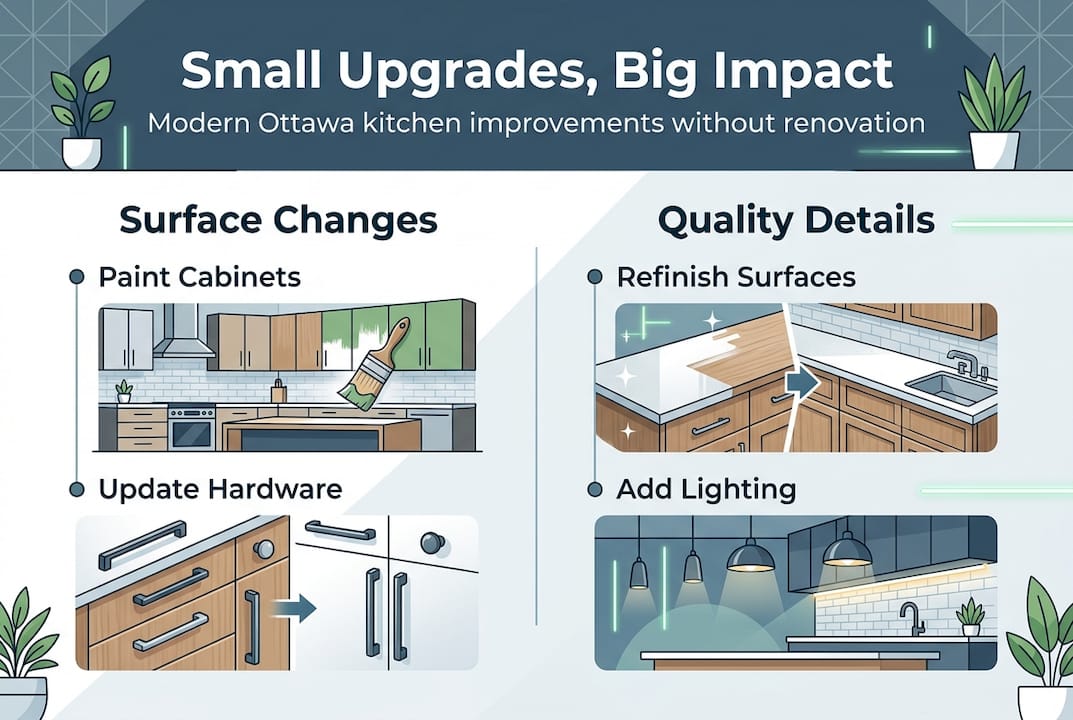 Infographic: kitchen upgrades small changes big impact