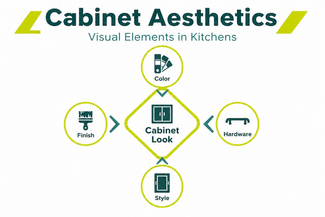 Cabinet aesthetics hierarchy infographic