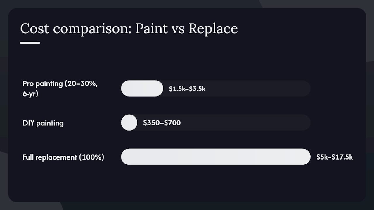 Cost comparison of painting and replacing cabinets