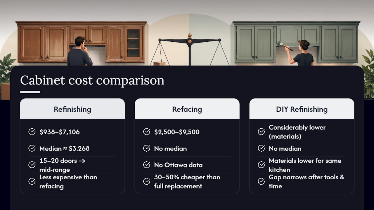 Canadian cost benchmarks — overview diagram