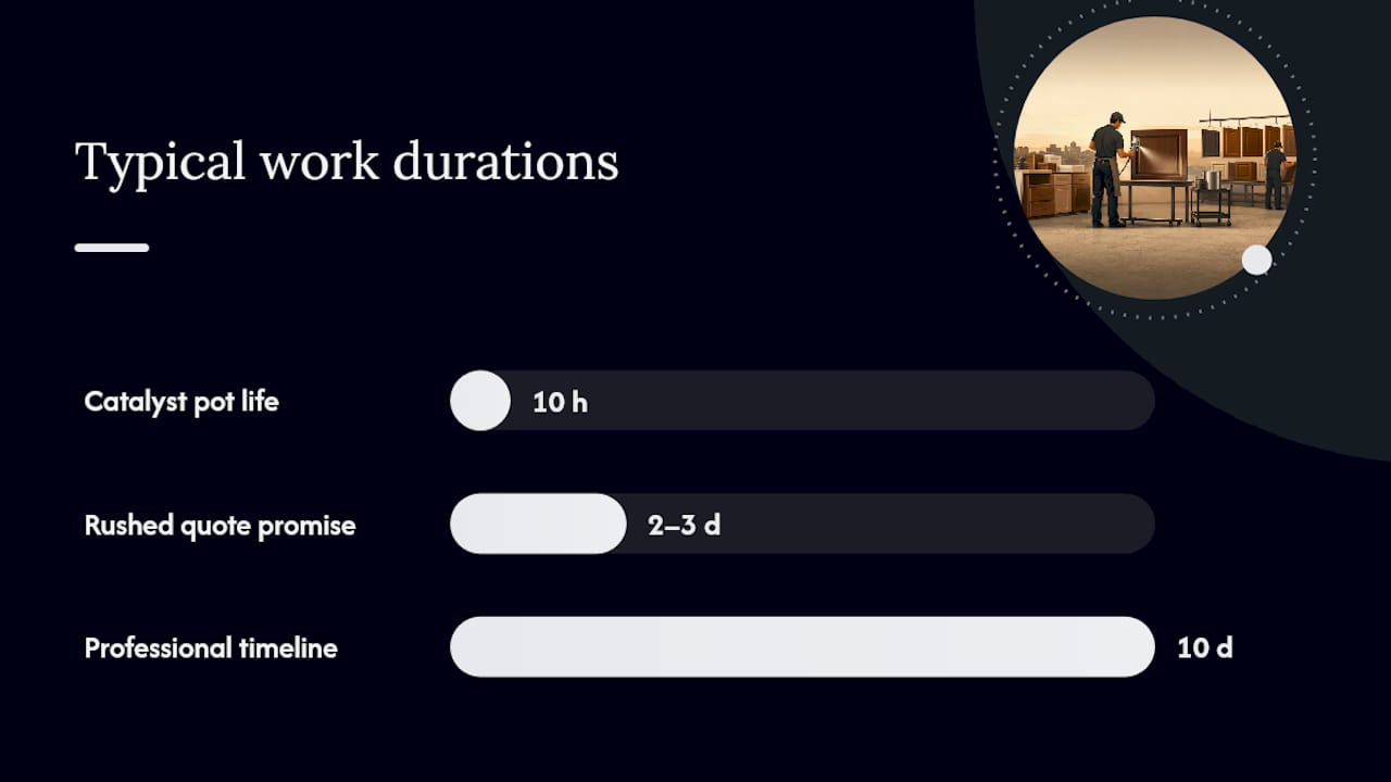 How professionals apply conversion varnish correctly — overview diagram