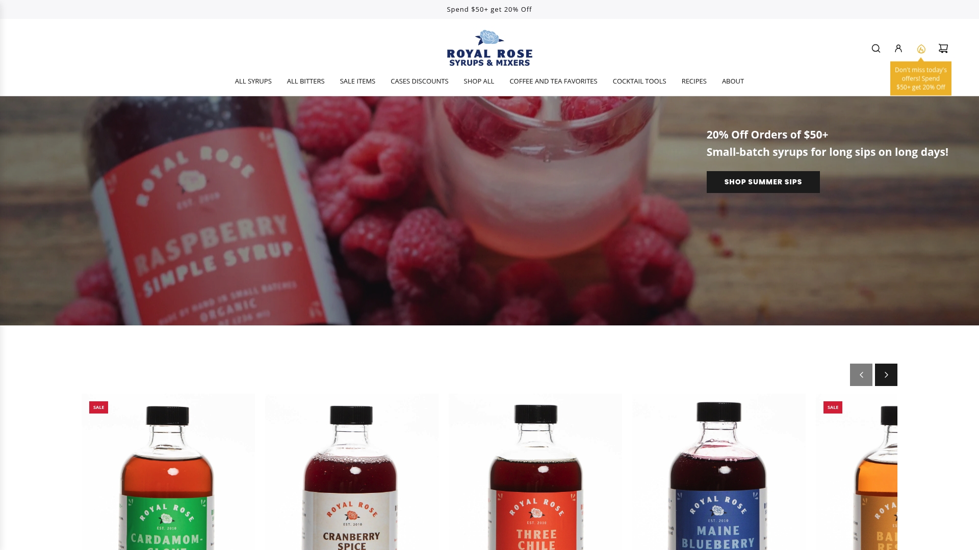 https://royalrosesyrups.com