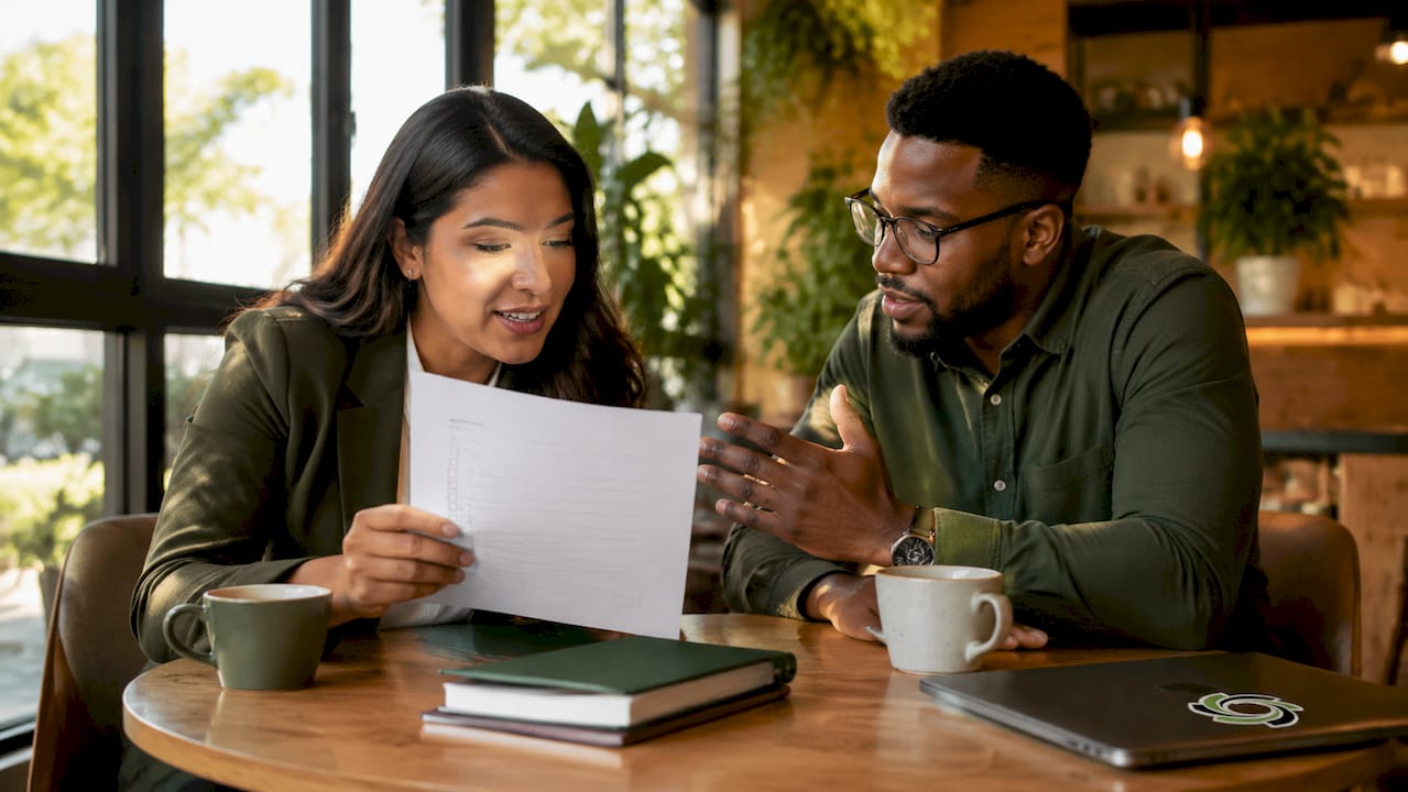 Diverse team discussing cybersecurity audit checklist