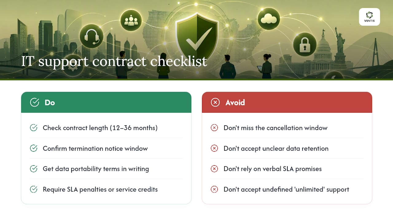 What should you know about IT support contracts before signing? — overview diagram