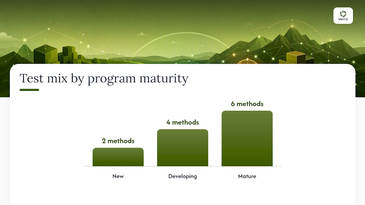 Disaster recovery testing maturity stages