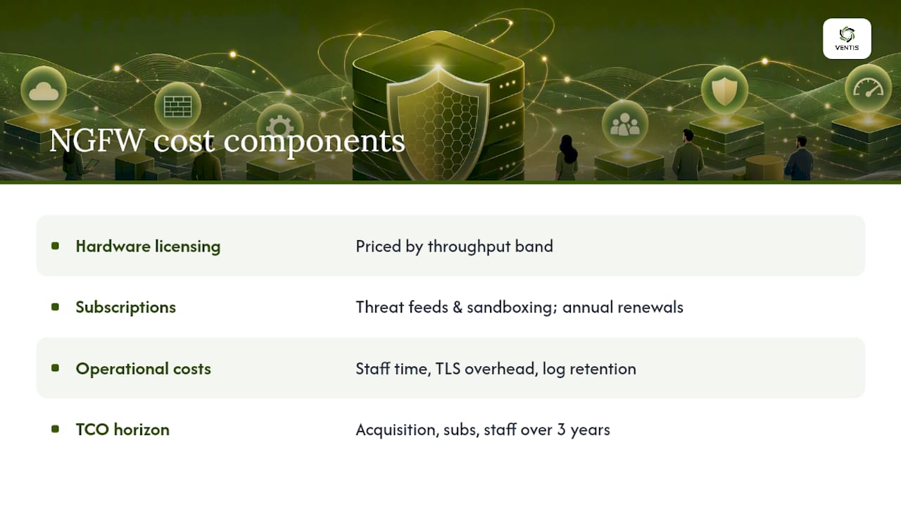What Do NGFW Costs and Subscriptions Really Look Like? — overview diagram