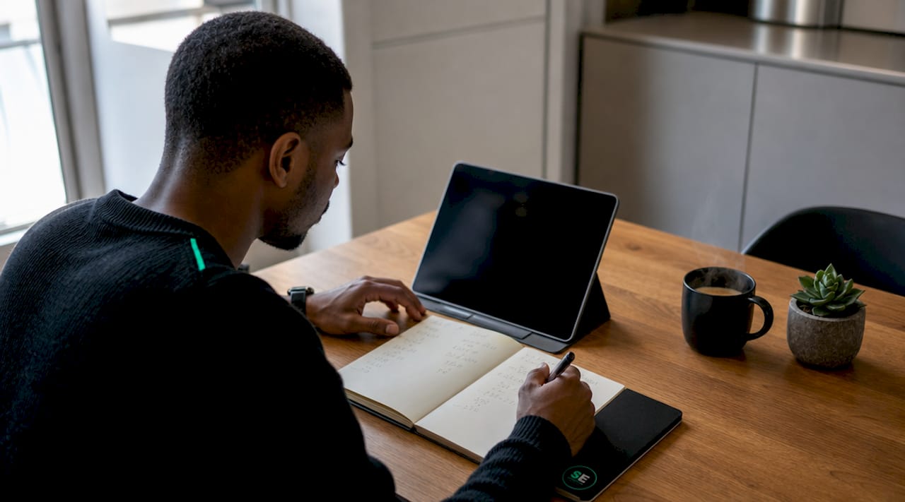 Analyst studying mid-market revenue benchmarks