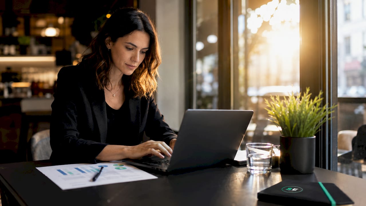 Data specialist reconciling revenue system data